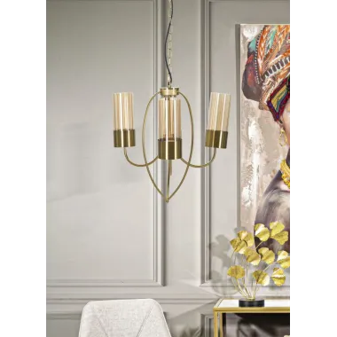 Lampa wisząca VERSAILLES 3-punktowa 60x103 cm